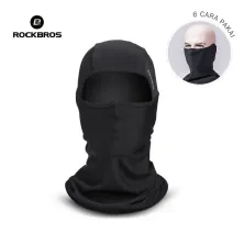 Balaclava Rockbros Ice Silk Masker Motor Full Face Headgear Hitam