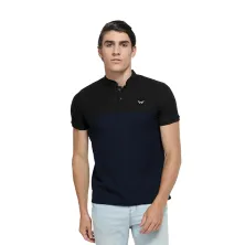 POLOSHIRT KERAH KOKO Kaos Polo Pria Pendek Poloshirt Kerah Shanghai Half Hitam Biru Dongker